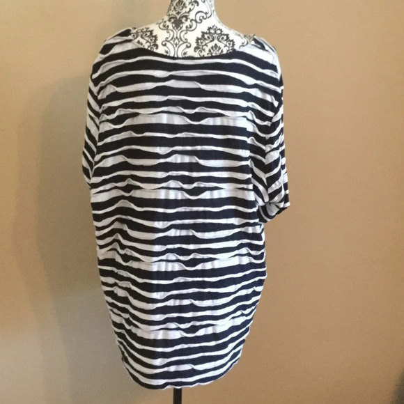 C J BANKS NAVY BLUE and WHITE stripe. Size 3 X - Picture 3 of 7